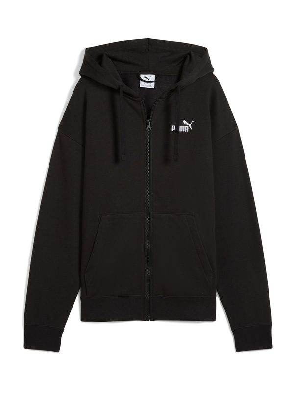 PUMA PUMA Jopa na zadrgo 'ESS No. 1'  črna / bela