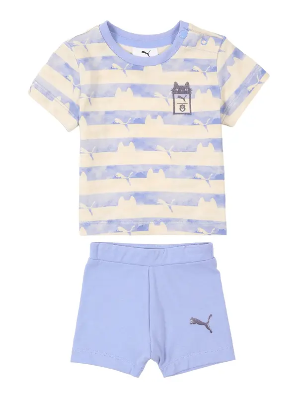 PUMA PUMA Komplet 'Puma x Gabby's Dollhouse Minicats'  slonovina / sivka