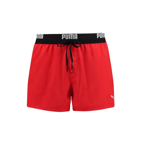PUMA PUMA Kratke kopalne hlače  rdeča / črna / bela