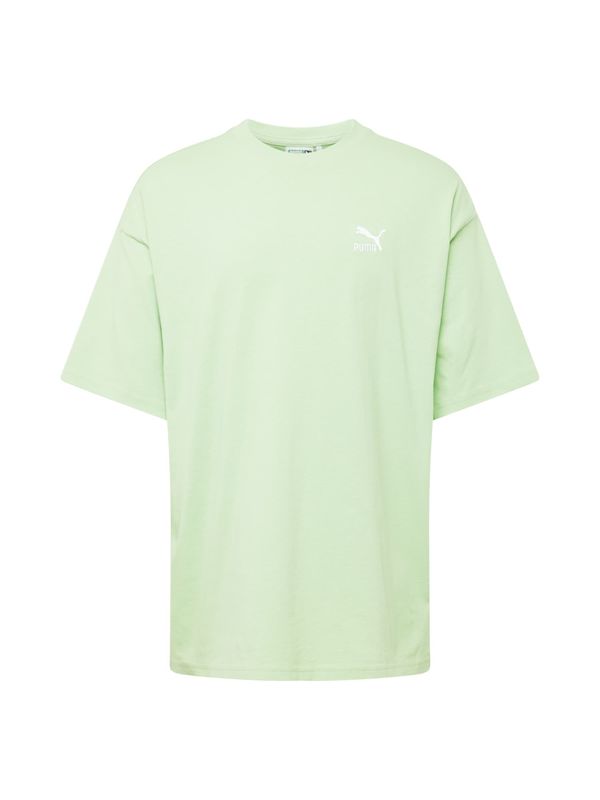 PUMA PUMA Majica 'Better Classics'  svetlo zelena / bela
