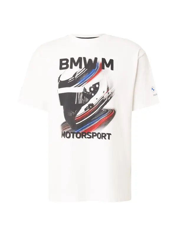 PUMA PUMA Majica 'BMW MMS'  modra / češnjevo rdeča / črna / bela
