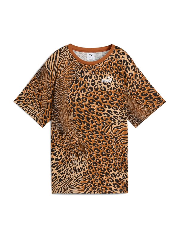 PUMA PUMA Majica 'ESS'  bež / črna / off-bela