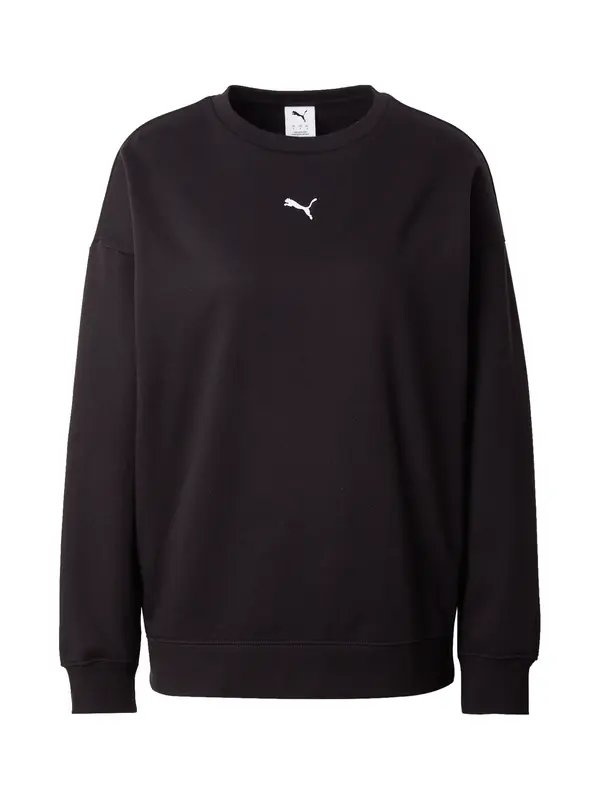 PUMA PUMA Majica 'ESS'  črna / bela