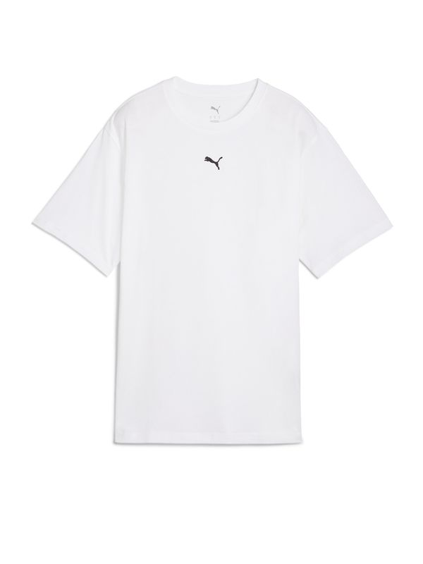 PUMA PUMA Majica 'ESS'  črna / bela