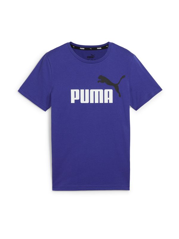 PUMA PUMA Majica 'ESS+'  indigo / črna / bela