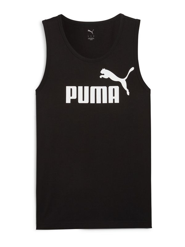 PUMA PUMA Majica 'ESS No. 1'  črna / bela