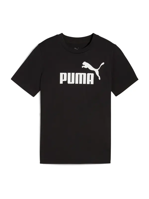 PUMA PUMA Majica 'ESS No. 1'  črna / bela