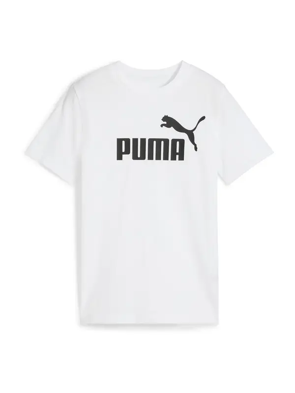 PUMA PUMA Majica 'ESS No. 1'  črna / bela