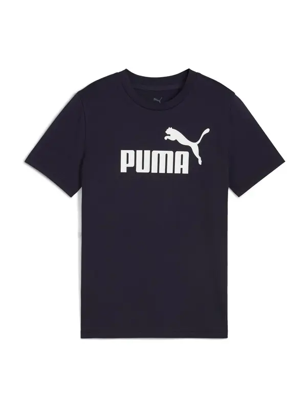 PUMA PUMA Majica 'ESS No. 1'  nočno modra / bela