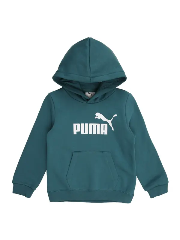 PUMA PUMA Majica 'Ess No. 1'  petrol / bela