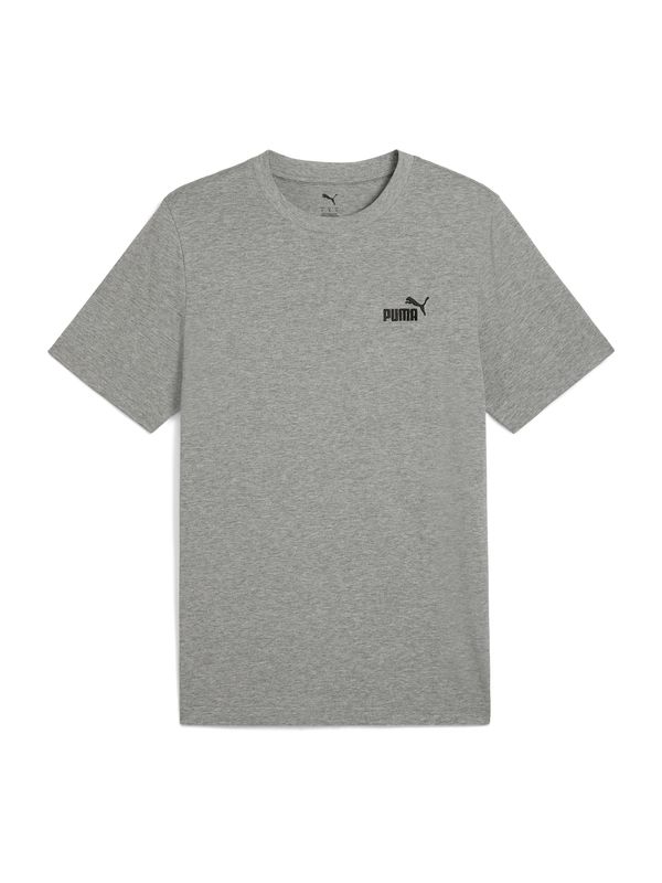 PUMA PUMA Majica 'ESS No. 1'  siva / črna