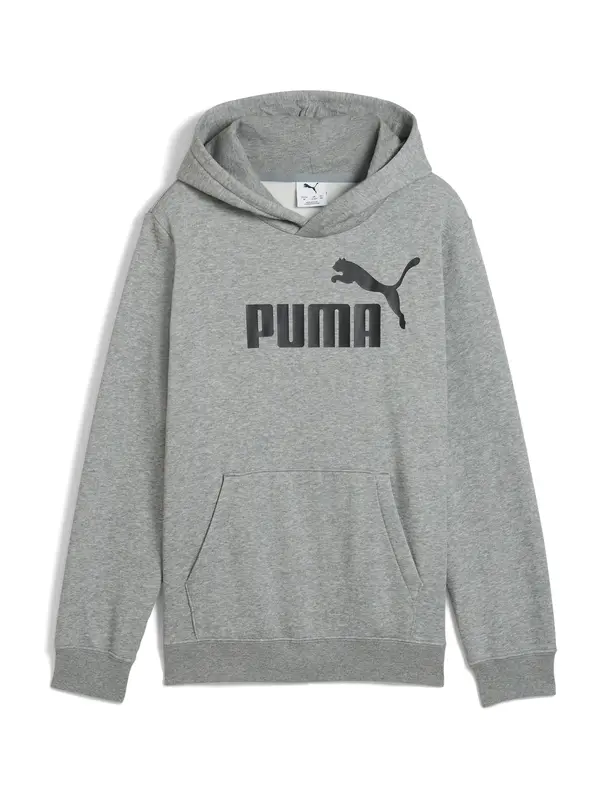 PUMA PUMA Majica 'Ess No. 1'  siva / črna