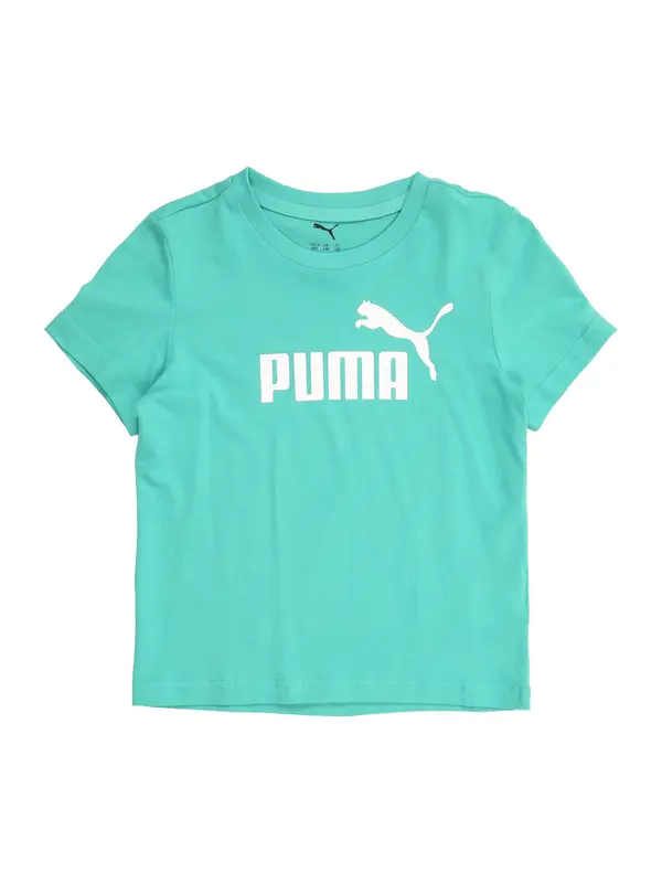 PUMA PUMA Majica 'ESS No. 1'  turkizna / bela