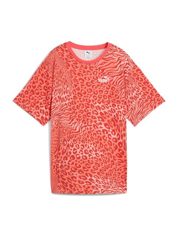 PUMA PUMA Majica 'ESS'  roza / malina / svetlo roza / bela