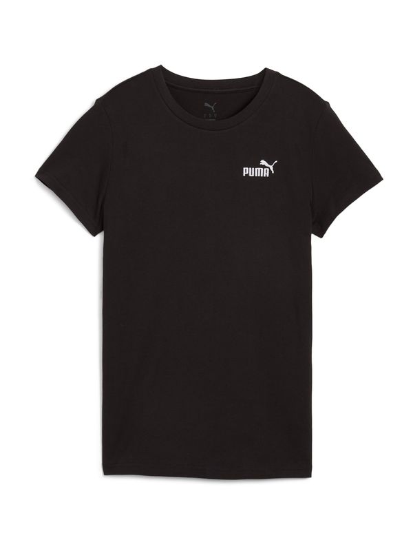PUMA PUMA Majica 'ESS Small No. 1'  črna / bela