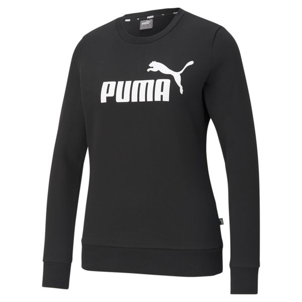 PUMA PUMA Majica 'Essential'  črna / bela