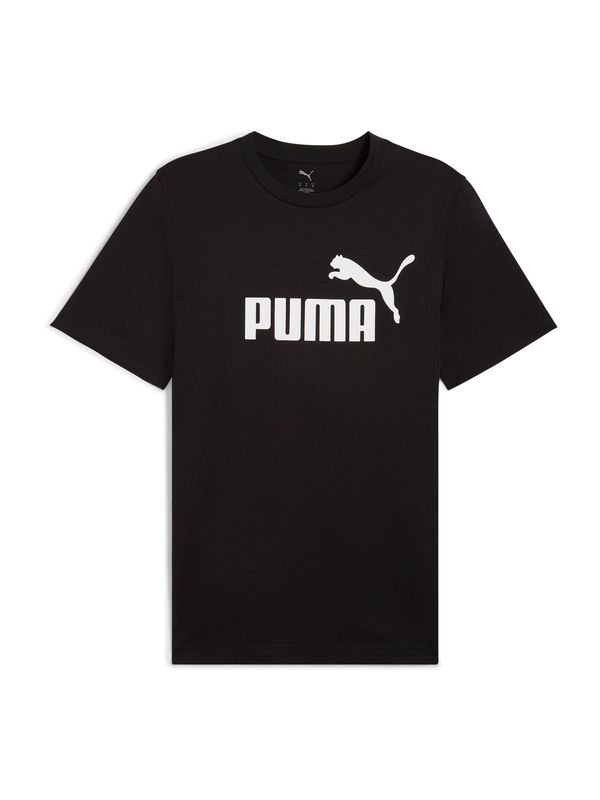 PUMA PUMA Majica 'Essential No. 1'  črna / bela