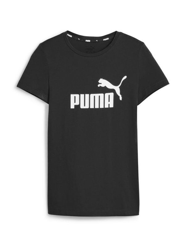 PUMA PUMA Majica 'Essentials'  črna / bela