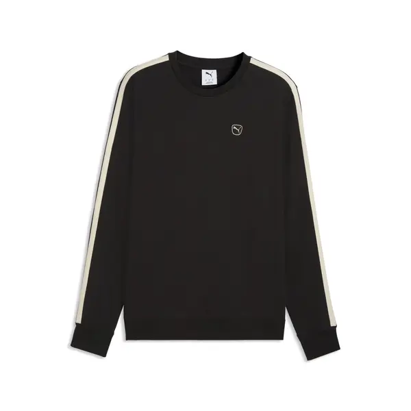 PUMA PUMA Majica 'Essentials Elevated'  črna / bela
