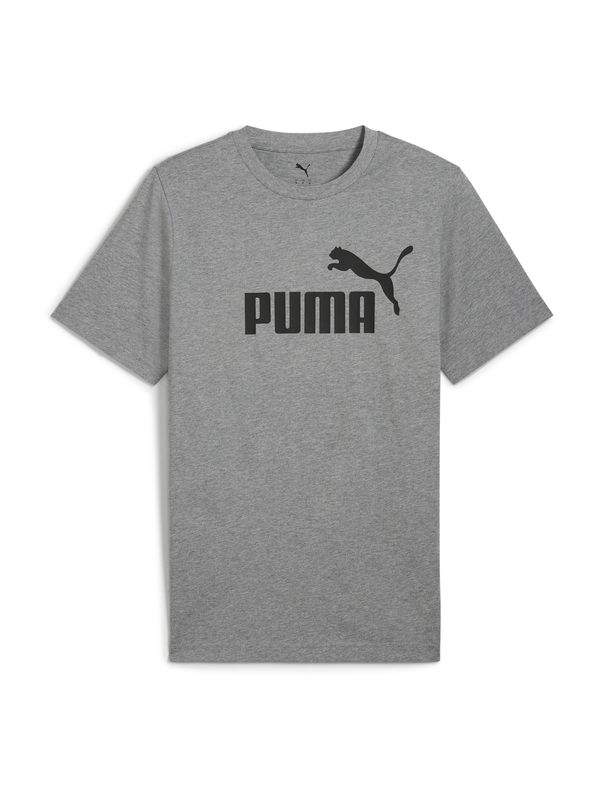 PUMA PUMA Majica 'Essentials No. 1'  temno siva / črna