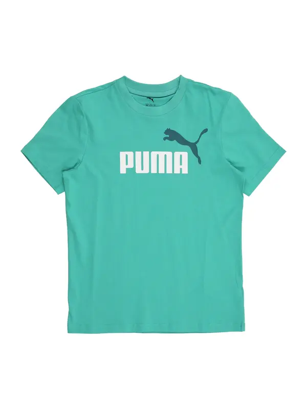 PUMA PUMA Majica 'Essentials No.1'  smaragd / jelka / bela