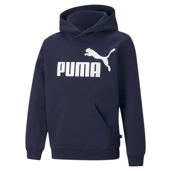 PUMA PUMA Majica 'Essentials'  temno modra / bela