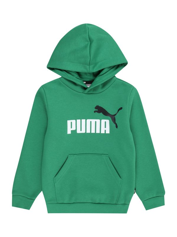 PUMA PUMA Majica 'Essentials'  zelena / črna / bela