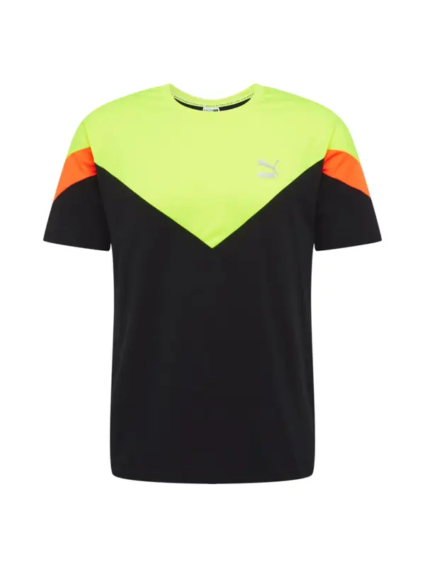 PUMA PUMA Majica 'MCS'  jabolko / temno oranžna / črna