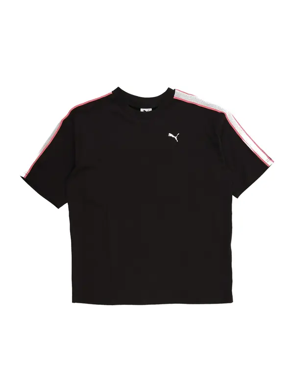 PUMA PUMA Majica  melona / črna / bela
