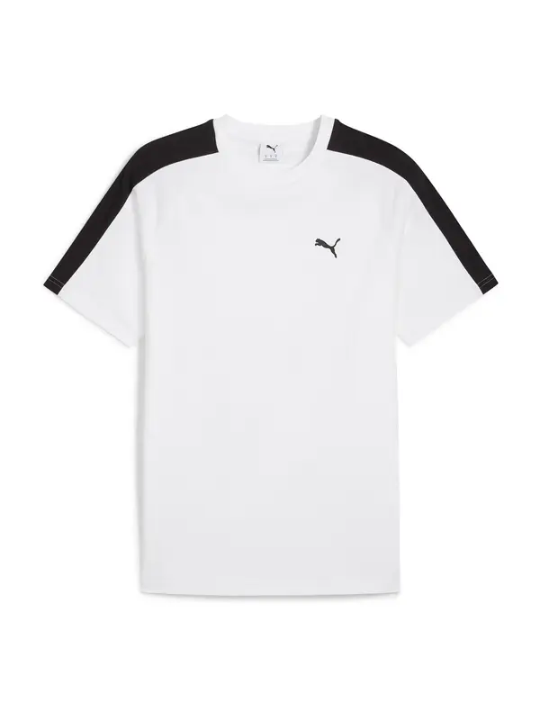 PUMA PUMA Majica 'T7'  črna / bela