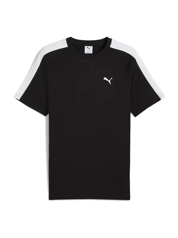 PUMA PUMA Majica 'T7'  črna / bela