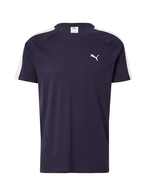 PUMA PUMA Majica 'T7'  mornarska / bela
