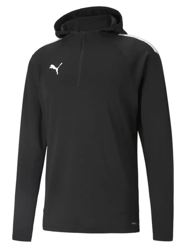 PUMA PUMA Majica 'teamLIGA'  črna
