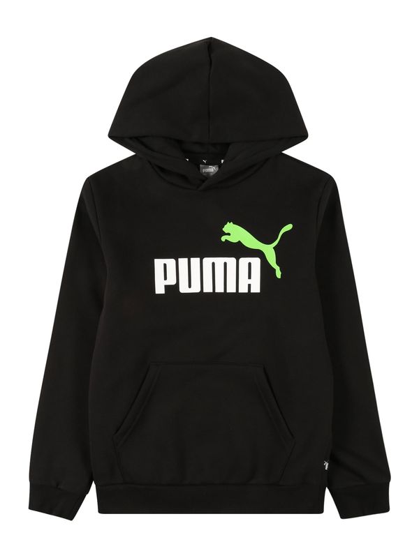 PUMA PUMA Majica  zelena / črna / bela