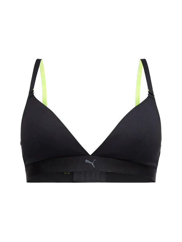 PUMA PUMA Nedrček  siva / limeta / črna