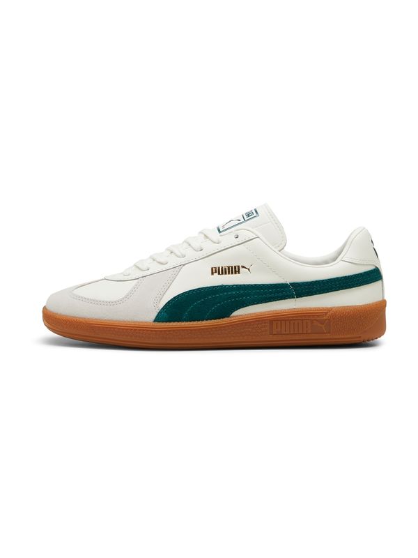 PUMA PUMA Nizke superge 'Army Trainer'  smaragd / bela / volneno bela