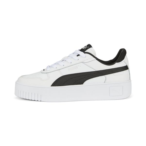 PUMA PUMA Nizke superge 'Carina'  črna / srebrna / bela