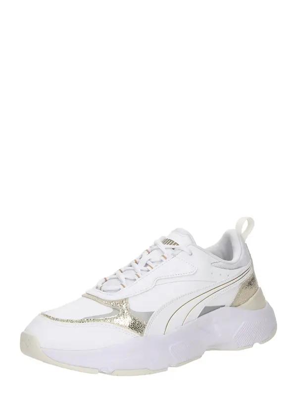 PUMA PUMA Nizke superge 'Cassia'  zlata / srebrna / bela