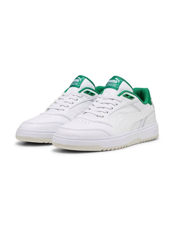 PUMA PUMA Nizke superge 'Doublecourt'  zelena / bela