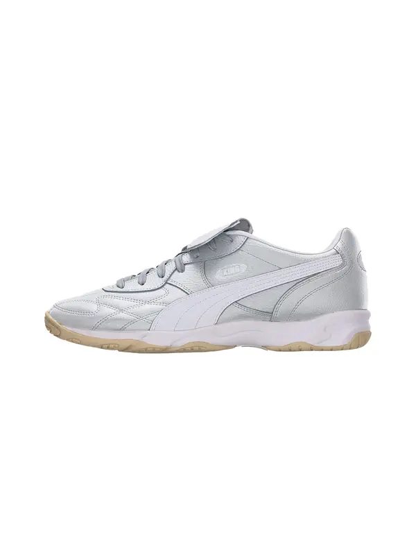 PUMA PUMA Nizke superge 'King Indoor Mesmerize'  srebrna / bela