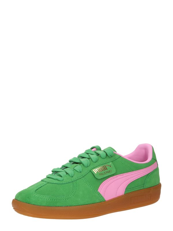 PUMA PUMA Nizke superge 'Palermo'  zlata / zelena / svetlo roza