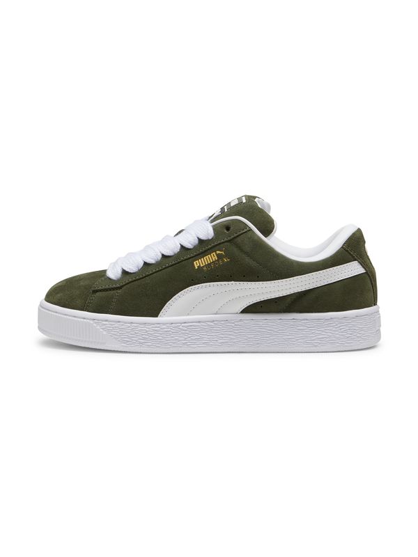 PUMA PUMA Nizke superge 'Suede XL'  oliva / bela