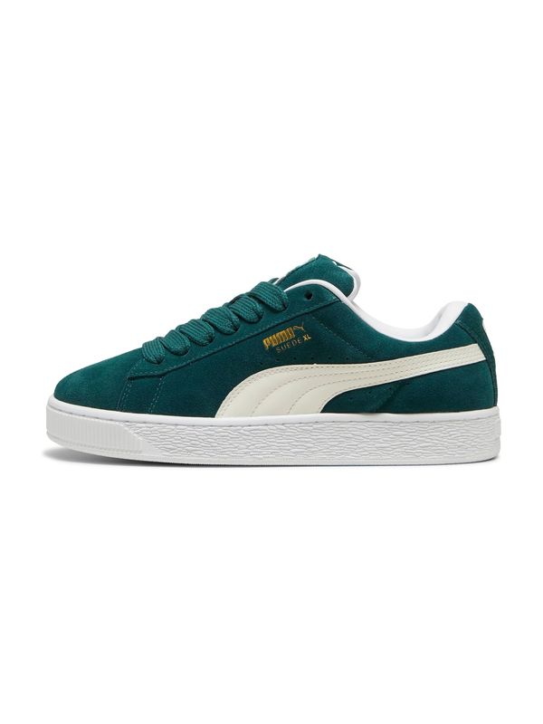 PUMA PUMA Nizke superge 'Suede XL'  smaragd / volneno bela