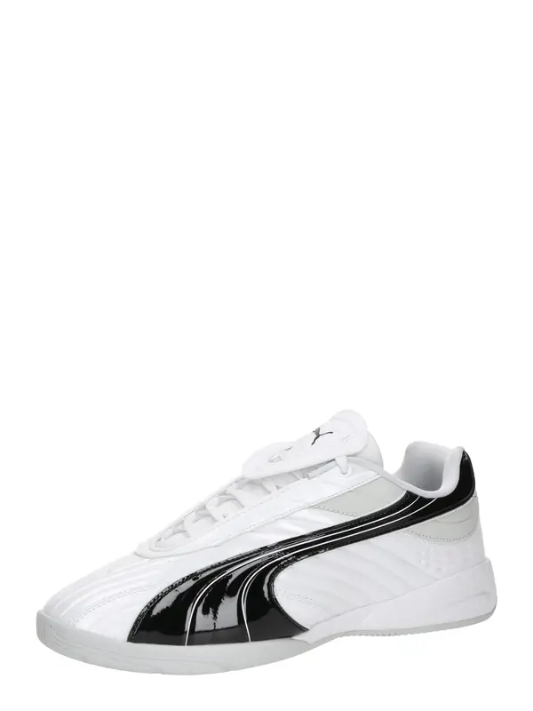 PUMA PUMA Nizke superge 'V-S2 Goalgetter'  svetlo siva / črna / bela