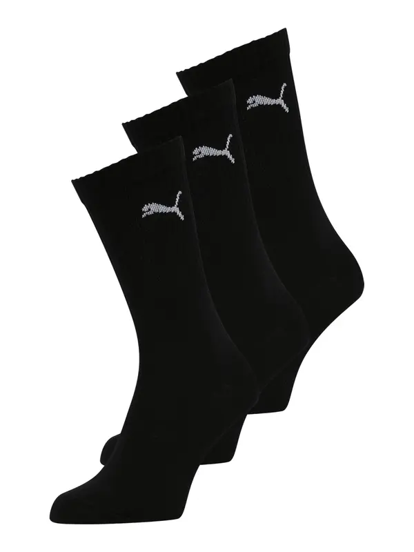 PUMA PUMA Nogavice  črna / bela