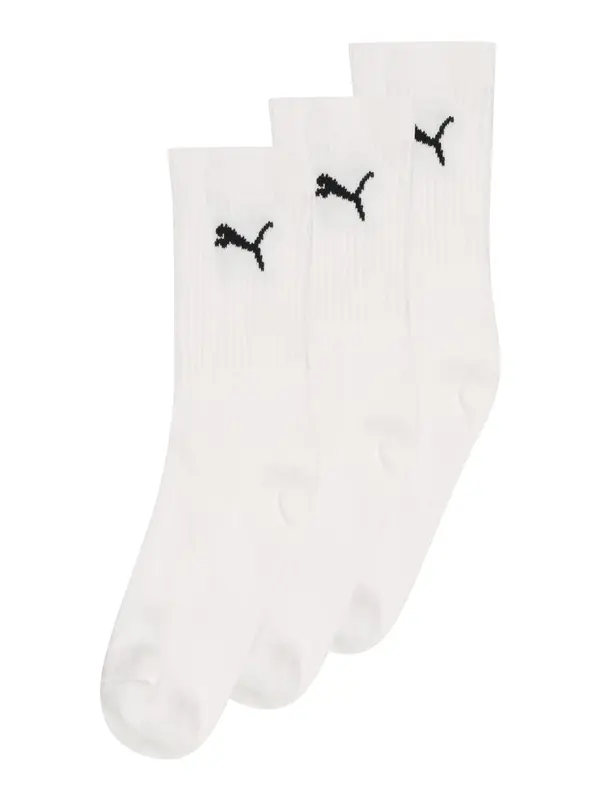 PUMA PUMA Nogavice  črna / bela
