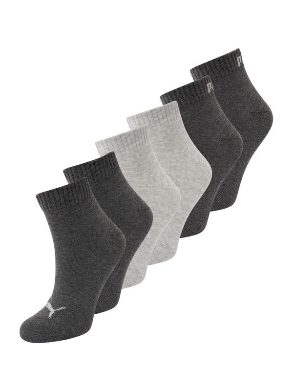 PUMA PUMA Nogavice  siva / črna