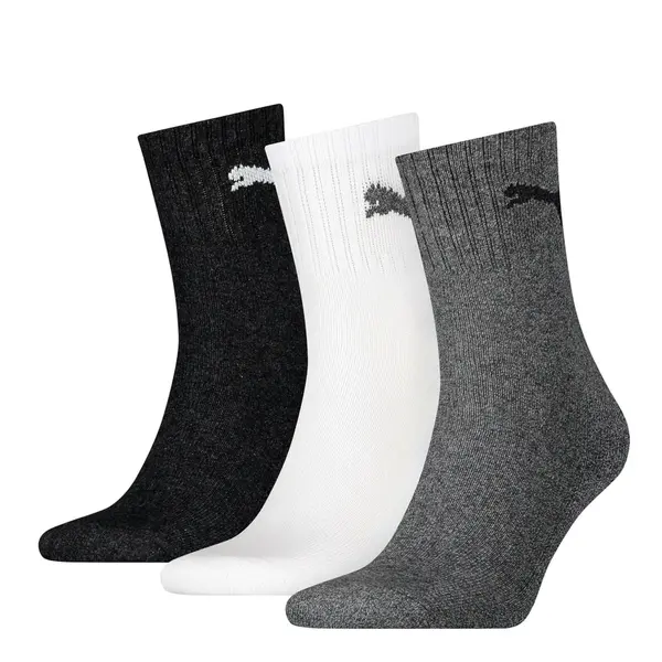 PUMA PUMA Nogavice  temno siva / črna / bela