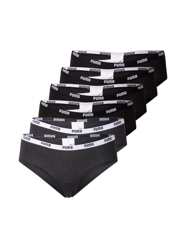 PUMA PUMA Spodnje hlačke  črna / bela