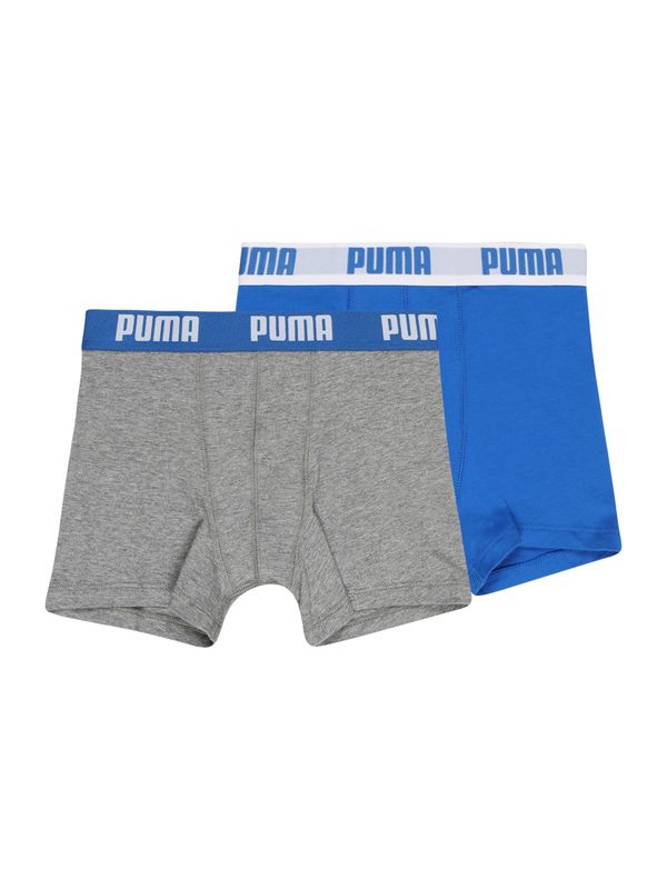 PUMA PUMA Spodnjice  nebeško modra / svetlo siva / bela